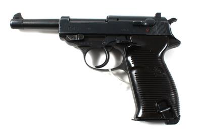 Pistole, Spreewerke - Berlin, Mod.: Walther P38, Kal.: 9 mm Para, - Jagd-, Sport- und Sammlerwaffen