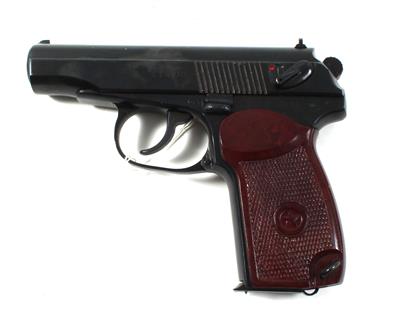 Pistole, unbekannter, vermutlicher sowjetischer Hersteller, Mod.: Makarov, Kal.: 9 mm Makarov, - Jagd-, Sport- und Sammlerwaffen