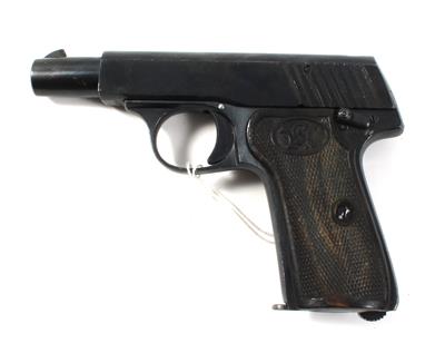 Pistole, Walther - Zella/St. Blasii, Mod.: 7, 1. Ausführung, Kal.: 6,35 mm, - Jagd-, Sport- und Sammlerwaffen