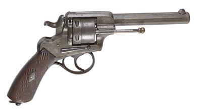 Revolver, August Francotte - Lüttich, Mod.: serbischer Armeerevolver 'FRANKOTOV' 1875, Kal.: 11,5 mm, - Lovecké, sportovní a sběratelské zbraně