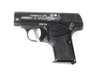 Pistole, Kohout  &  Companion - Neugedein (Böhmen), Mod.: Mars, Kal.: 6,35 mm, - Sporting and Vintage Guns