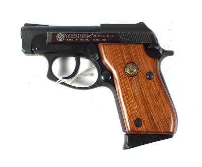 Pistole, Taurus, Mod.: PT-22, Kal.: 22 l. r., - Jagd-, Sport- und Sammlerwaffen