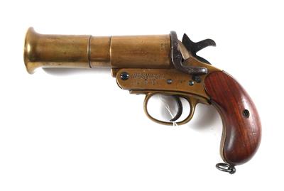 Leuchtpistole, Webley  &  Scott - Birmingham , Mod.: englische Signalpistole Mk III*", Kal.: 4, - Sporting and Vintage Guns