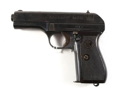 Pistole, Böhmische Waffenfabrik - Prag, Mod.: P.27(t), Kal.: 7,65 mm, - Sporting and Vintage Guns