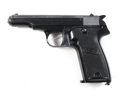 Pistole, MAB, Mod.: D der französischen Polizei (zweite Ausführung), Kal.: 7,65 mm, - Armi da caccia, competizione e collezionismo