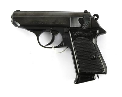 Pistole, Walther - Ulm , Mod.: PPK, Kal.: 7,65 mm, - Jagd-, Sport- und Sammlerwaffen