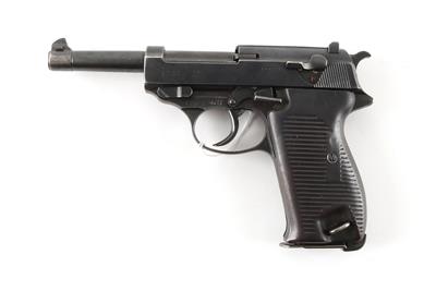 Pistole, Mauser Oberndorf, Mod.: Walther P38 des österreichischen Bundesheeres, Kal.: 9 mm Para, - Jagd-, Sport- und Sammlerwaffen