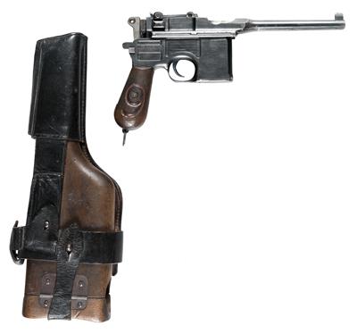 Pistole, Waffenfabrik Mauser - Oberndorf, Mod.: C96 M1912, Kal.: 9 mm Para, - Lovecké, sportovní a sběratelské zbraně