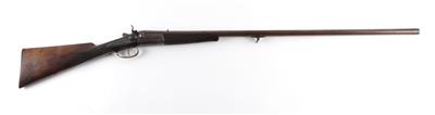 Einläufige Hahn-Kipplaufflinte, unbekannter Hersteller, Kal.: vermutlich 16/65, - Sporting and Vintage Guns