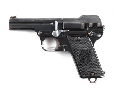 Pistole, Steyr, Mod.: 1909/34 Kipplauf, Kal.: 7,65 mm, - Lovecké, sportovní a sběratelské zbraně