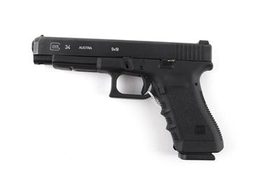 Pistole, Glock, Mod.: 34, Kal.: 9 mm Para, - Jagd-, Sport- und Sammlerwaffen