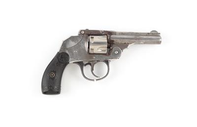 Revolver, Iver Johnson's Arms, Mod.: 1st Model Safety Automatic hammerless Revolver, Kal.: .32 S  &  W, - Lovecké, sportovní a sběratelské zbraně