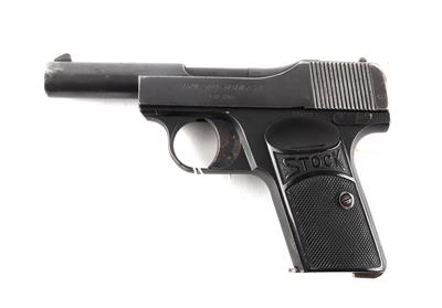 Pistole, Franz Stock - Berlin, Mod.: Taschenpistole, Kal.: 7,65 mm, - Jagd-, Sport- und Sammlerwaffen