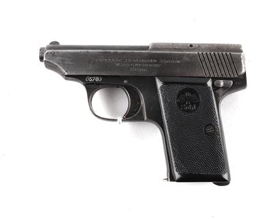 Pistole, Theodor Bergmann - Suhl, Mod.: II, Kal.: 6,35 mm, - Jagd-, Sport- und Sammlerwaffen