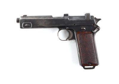 Pistole, Steyr, Mod.: 1912 - rumänische Militärausführung, Kal.: 9 mm Steyr, - Jagd-, Sport- und Sammlerwaffen