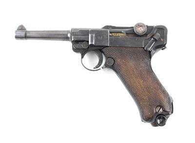 Pistole, Mauser - Oberndorf, Mod.: P08, Kal.: 9 mm Para, - Jagd-, Sport- und Sammlerwaffen