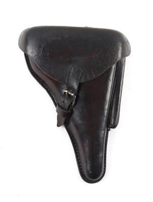 Pistolenholster, Steinmetz Breslau 1915, Mod. P08, dunkelbraunes Leder, - Sporting and Vintage Guns