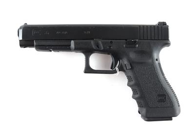 Pistole, Glock, Mod.: 34, Kal.: 9 mm Para, - Jagd-, Sport- u. Sammlerwaffen