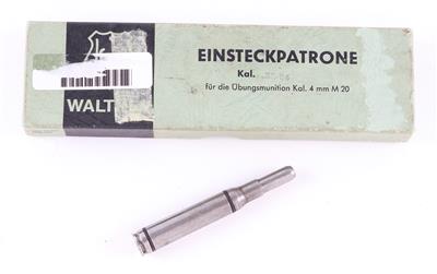Reduzierpatrone, Walther, Kal.: 4 mm M20, - Lovecké, sportovní a sběratelské zbraně