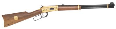 Unterhebelrepetierbüchse, Winchester, Mod.: Klondike Gold Rush Commemorative Carbine, Kal.: .30-30 Win., - Jagd-, Sport- u. Sammlerwaffen