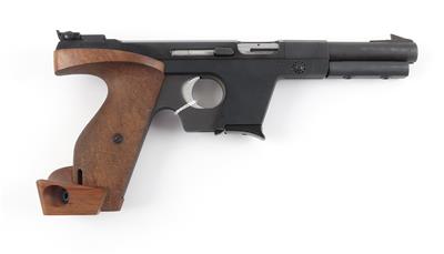 Pistole, Walther - Ulm, Mod.: OSP, Kal.: .22 short, - Jagd-, Sport- u. Sammlerwaffen