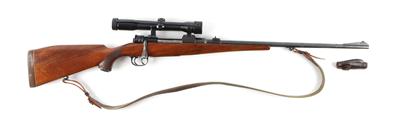 Repetierbüchse, unbekannter Hersteller, Mod.: jagdlicher Mauser 98, Kal.: vermutlich 7 x 64, - Jagd-, Sport- u. Sammlerwaffen