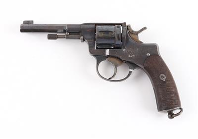 Revolver, Husqvarna, Mod.: schwedischer Marinerevolver M/1887, Kal.: 7,5 mm schwed. Nagant, - Jagd-, Sport- u. Sammlerwaffen