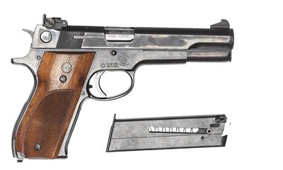 Pistole, Smith  &  Wesson, Mod.: 52-2, Kal.: .38 Spez., - Armi da caccia, competizione e collezionismo