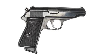 Pistole, Walther - Zella/Mehlis, Mod.: PP - 4. Ausführung der Reichsfinanzverwaltung, Kal.: 7,65 mm, - Jagd-, Sport- und Sammlerwaffen