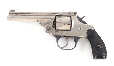 Revolver, Iver Johnson's Arms, Mod.: Safety Automatic (2nd Model), Kal.: vermutlich .380, - Jagd-, Sport- und Sammlerwaffen