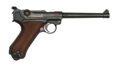 Pistole, DWM, Mod.: Marinemodell 1904/14, Kal.: 9 mm Para, - Jagd-, Sport- u. Sammlerwaffen
