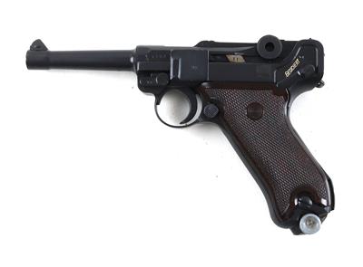 Pistole, Mauser, Mod.: P08 - VOPO, Kal.: 9 mm Para, - Jagd-, Sport- u. Sammlerwaffen