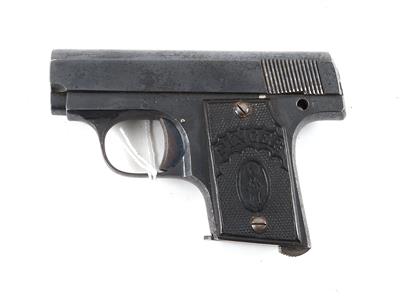 Pistole, unbekannter spanischer Hersteller, Mod.: Singer (= Roland, Walman, Ideal, etc.), Kal.: 6,35 mm, - Sporting and Vintage Guns