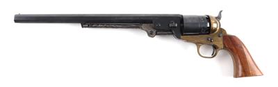 VL-Perkussionsrevolver, FAP, Mod.: Colt Rebel Navy 1851 mit Anschlagschaft, Kal.: .44", - Sporting and Vintage Guns