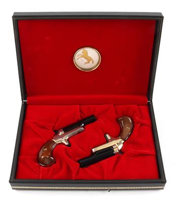 Derringer-Paar, Colt, Mod.: Lord Derringer (Fourth Model Derringer), Kal.: .22 kurz, - Lovecké, sportovní a sběratelské zbraně