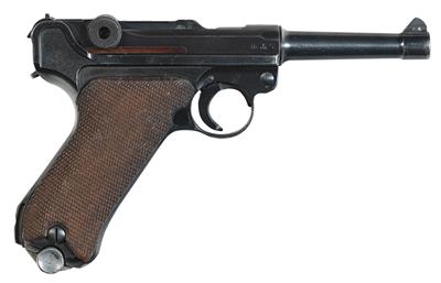 Pistole, Mauser - Oberndorf, Mod.: P08 - nummerngleich, Kal.: 9 mm Para, - Jagd-, Sport- und Sammlerwaffen