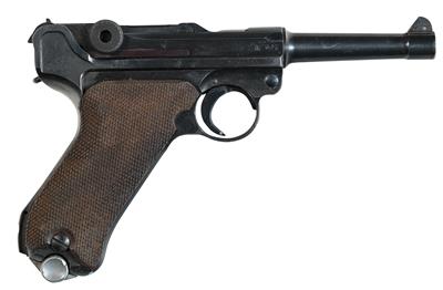 Pistole, Mauser - Oberndorf, Mod.: P08 - nummerngleich, Kal.: 9 mm Para, - Lovecké, sportovní a sběratelské zbraně