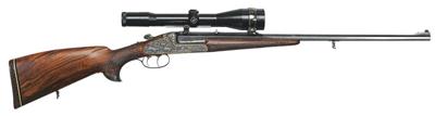 Seitenschloßkipplaufbüchse, Sodia - Ferlach, Kal.: .340 Weatherby Mag., - Lovecké, sportovní a sběratelské zbraně