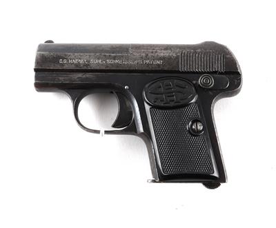 Pistole, Haenel - Suhl, Mod.: 1 (Schmeisser's Patent), Kal.: 6,35 mm, - Jagd-, Sport- und Sammlerwaffen