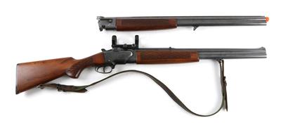 Bockbüchsflinte, CZ, Mod.: ZH304 mit Wechsellauf ZH301, Kal.: 7 x 57R und 12/70 mit Bockflinten-Wechsellauf Kal.: 12/70, 1) - Lovecké, sportovní a sběratelské zbraně