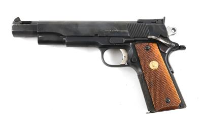 Pistole, Colt, Mod.: Government MK IV/Series'70 mit Kompensator, Kal.: .45 ACP, - Jagd-, Sport- und Sammlerwaffen