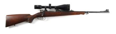 Repetierbüchse, unbekannter Hersteller, Mod.: jagdliches Mauser System 98 mit Kompensator, Kal.: .30-06 Sprf., - Jagd-, Sport- und Sammlerwaffen