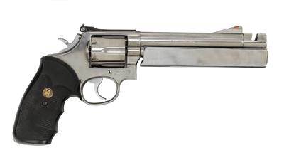 Revolver, Smith  &  Wesson, Mod.: 686-1 mit Compensator und Laufgewicht, Kal.: .357 Mag., - Sporting and Vintage Guns