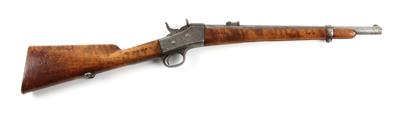 Büchse, unbekannter Hersteller/Carl Gustafs Stads Gevärsfaktori/Remington, Mod.: schwedischer Karabiner M1864-68 Tross- und Artillerie, Kal.: 12,7 x 44R, - Armi d'ordinanza