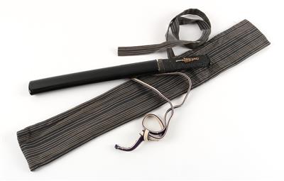 Handgefertigtes japanisches Kurzschwert - Tanto, Meister Kiyochika Kanehama - Okinawa, - Jagd-, Sport- und Sammlerwaffen