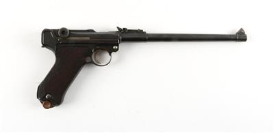 Pistole, DWM, Mod.: 1920 American Eagle Umbau auf Ari, Kal.: 9 mm Para, - Jagd-, Sport- und Sammlerwaffen
