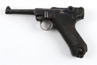 Pistole, Erfurt, Mod.: P08, Kal.: 9 mm Para, - Jagd-, Sport- und Sammlerwaffen