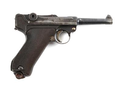 Pistole, Königlich-preussische Gewehrfabrik Erfurt, Mod.: P08 - Militärbestellung 1914, Kal.: 9 mm Para, - Ordnance weapons