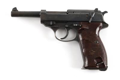 Pistole, Mauser - Oberndorf, Mod.: Walther P38, Kal.: 9 mm Para, - Armi d'ordinanza