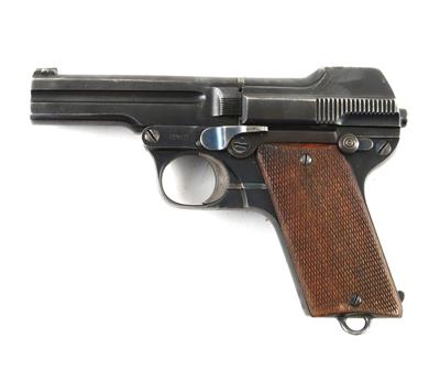 Pistole, Steyr, Mod.: 1909/34 Kipplauf des Zoll Oberamtes Wien, Kal.: 7,65 mm, - Armi d'ordinanza